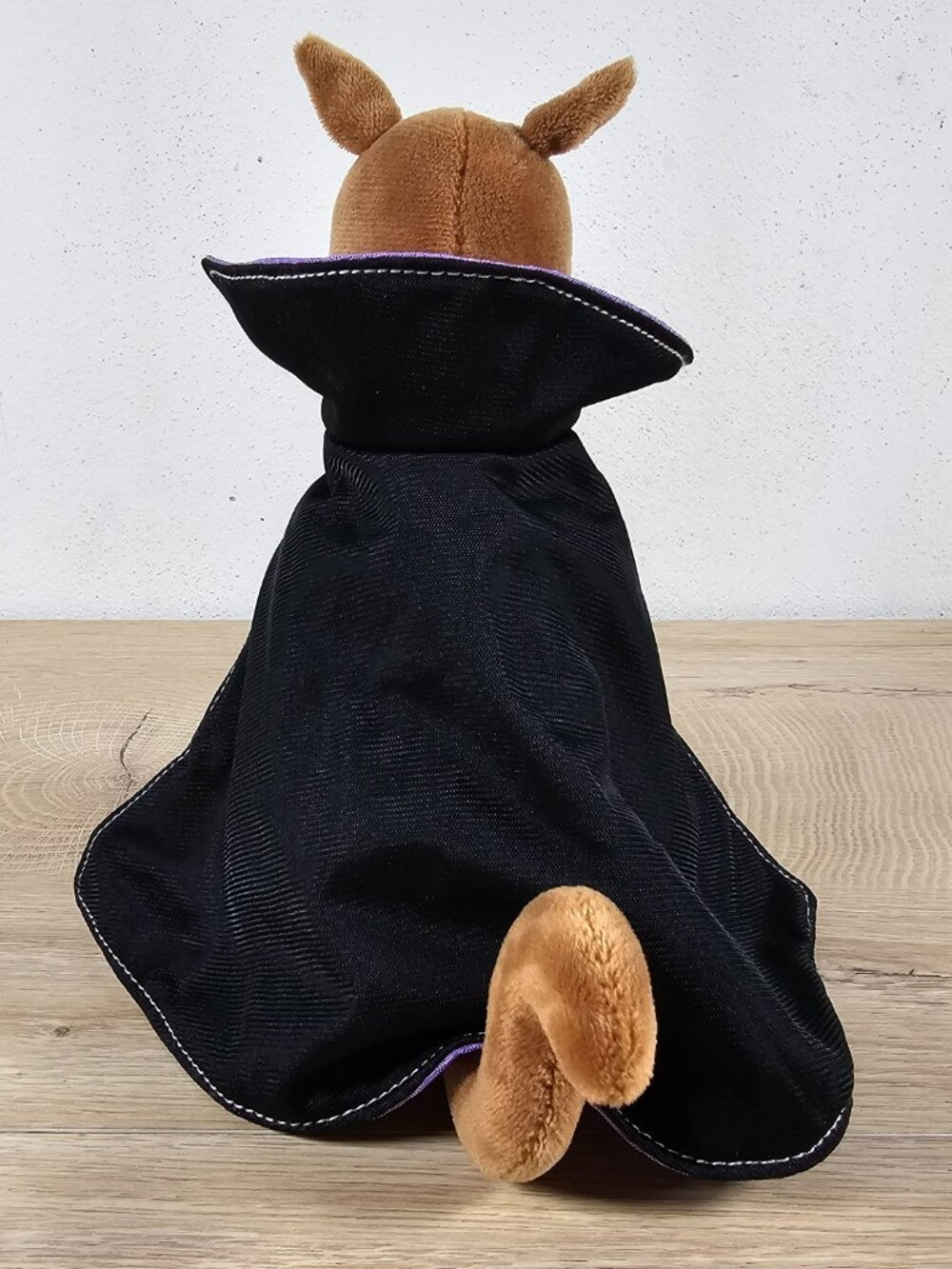 Ruz Scooby Doo in Vampire Costume Plush Stuffed Toy Halloween Black Cape 7.5" - Picture 7 of 10